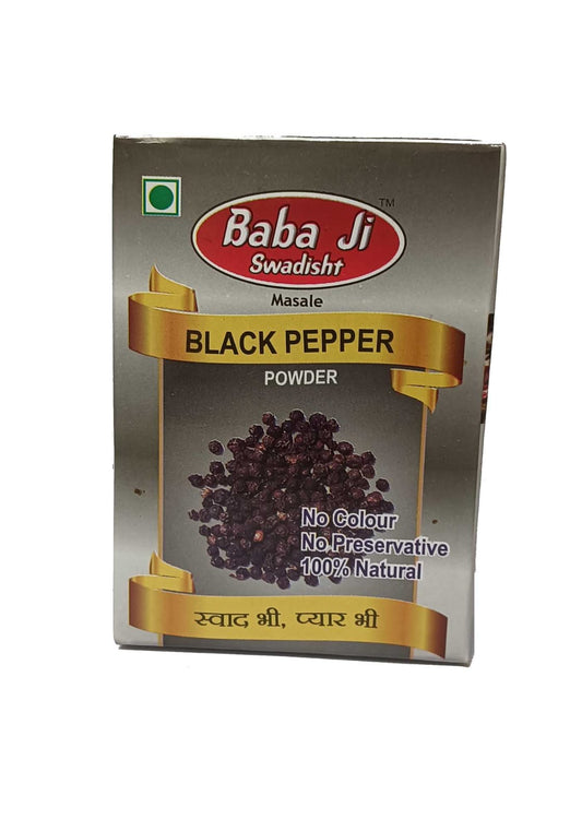 Baba Ji Swadisth Black Pepper Powder – 100% Natural & Pure